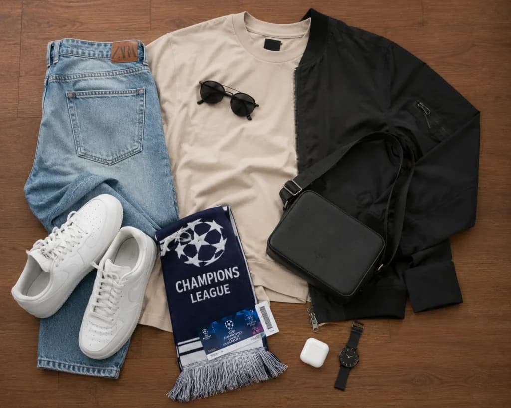 Trajes da UEFA Champions League 2026: estilize o visual perfeito para o dia do jogo com LEFTIES