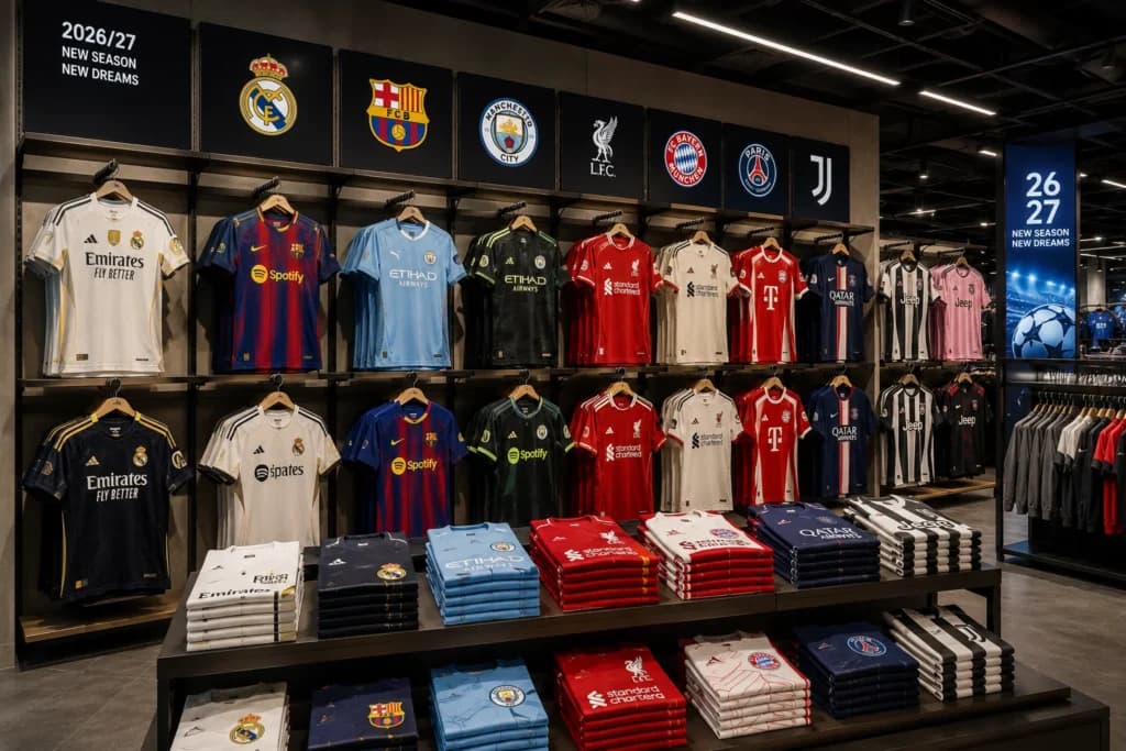 Melhores novas camisas de futebol lançadas para a temporada 2026/27