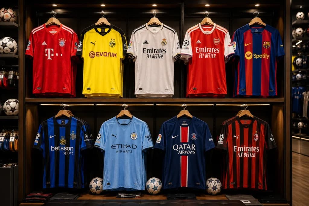 Melhores camisas e chuteiras da Liga dos Campeões para a fase de grupos da Liga dos Campeões da UEFA 2026/27, por Unisport