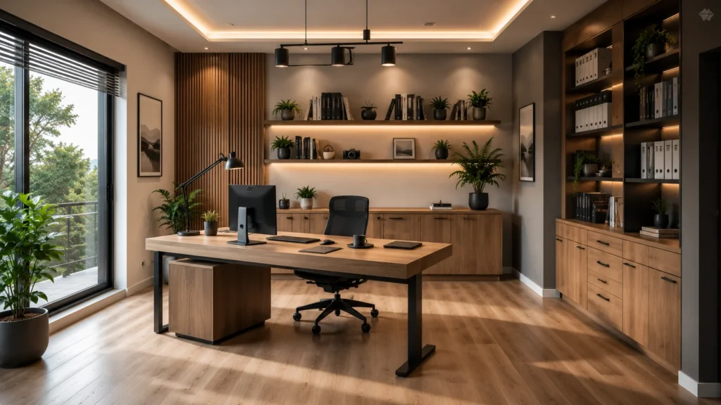 home-office-makeover-flooring-lighting-bauhaus